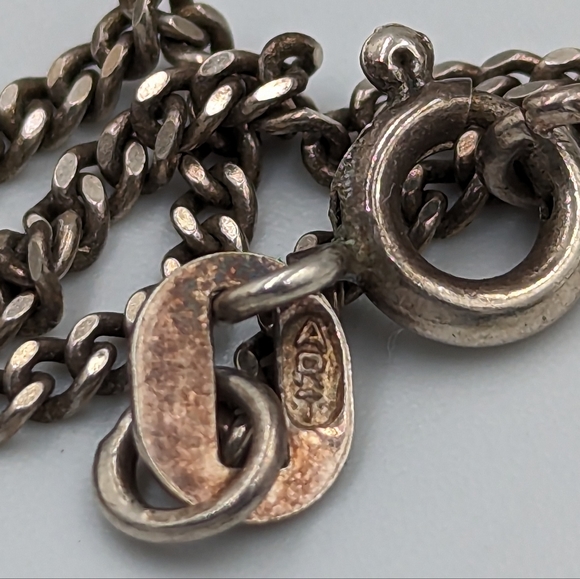 Beautiful Elegant Two tone BALTIC Amber Sterling Silver Dangles Necklace 16" lng - Picture 8 of 13